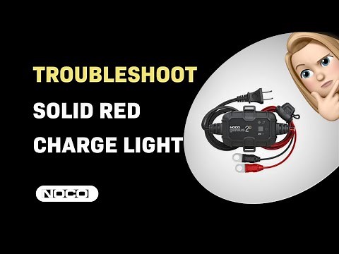 How to Troubleshoot Solid Red Charge Light on NOCO Genius 2D