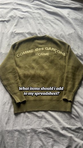 What items do you want on my spreadsheet? Let me know in the comments‼️ #cnfans #kakobuy #cnfansfinds #rep #spreadsheet