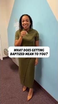 What Does Getting Baptized Mean To You? #shorts