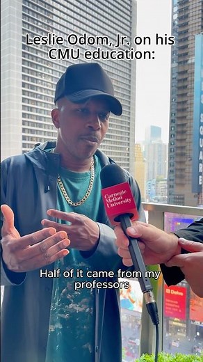 Carnegie Mellon alum Leslie Odom, Jr.shared how his CMU education still impacts him today. 🎭