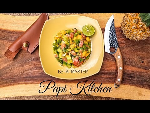 Papi Kitchen - Recipe Salmon, Avocado, mango tartar. 😋