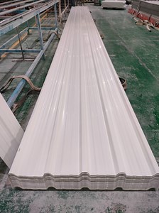 [Hot Item] Coloured Brick Red Curve Corrugated PVC Roofing Plastic Sheets Installation in Plastic