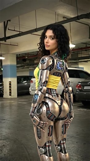 YukiFromFuture on Instagram: "Robot motorcycle gets stolen by a monkey 😂 This video features AI-generated creative visuals designed for relaxing, aesthetic, and surreal viewing. A humanoid robot girl prototype is showcased at an international anime expo. During the demonstration, an ultra-nerdy visitor becomes fascinated by her mechanical systems— and she casually lets him remove her chest module to inspect the internal wiring, chips, and exposed circuits. Watch how this AI-driven humanoid reac