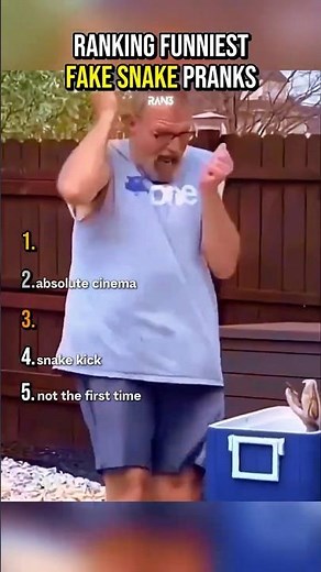Ranking The Funniest Fake Snake Pranks 🐍