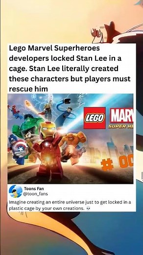Stan Lee Trapped In Lego Game Despite Having Ultimate Cosmic Powers