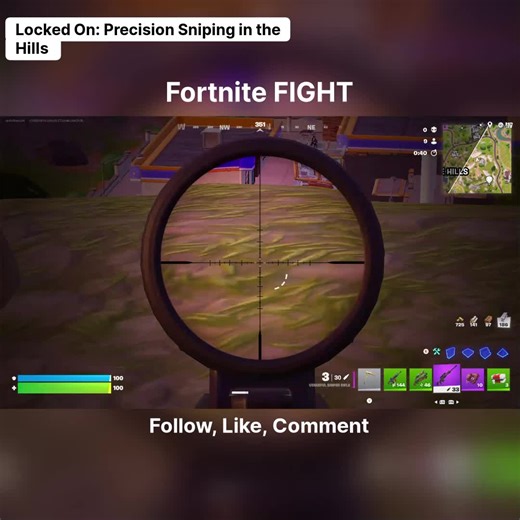 The sheer concentration required to pull off these long-range laser beams is something else! Witnessing this player dominate the hills with flawless sniper precision is seriously next-level Fortnite gameplay. Every pull of the trigger is a masterclass in target acquisition. Wait for that final *thwack*. #Fortnite #Sniping #Precision #GamingClips #EpicWin