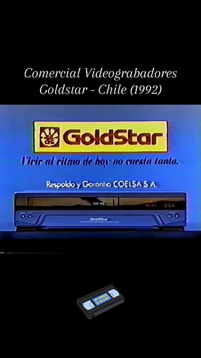 Los videograbadores antiguos eran de culto ¿quiénes tuvieron o tienen el suyo? 📼 #Comercial #Videograbadores #Goldstar #Chile #chile90 #chile90s #desbloqueandorecuerdos #viral