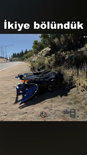 İkiye Bölündük! #beamngdrive #beamng #beamngdrivemods