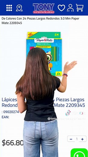 Compra en línea con Tony Superpapelerías