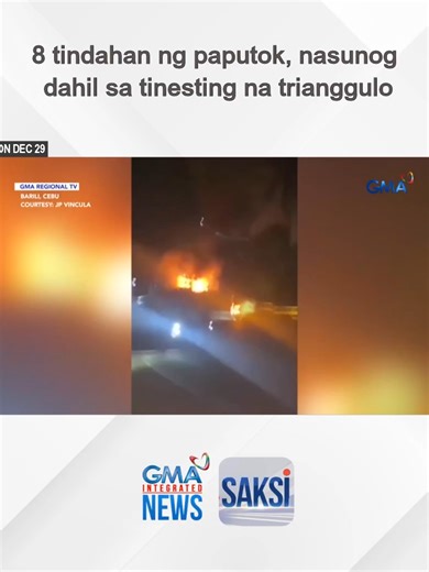 8 Tindahan ng Paputok sa Cebu, Nasunog sa Trianggulo