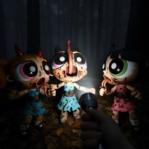 POWERPUFF GHOST #creepy #darksouls #aivideo #powerpuffgirls