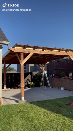 DIY Patio Makeover: Building a Free Standing Patio Cover