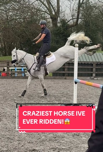CRAZIEST HORSE I’VE EVER RIDDEN!?😭🐴 @Summer #fyp #foryou #equestrian #horsegirl #CapCut