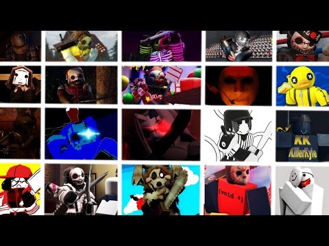 Slasher all new/update skins from Slasher Update gameplay!! (Forsaken) - Roblox