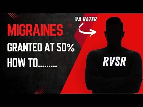 How to get Migraines granted at 50%