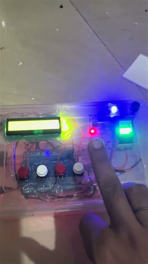 Fingerprint attendance system #arduino #schoolproject #experimnent #shorts