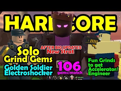 golden soldier tds - Solo Hardcore Strat Grind Gems tds good for get accelerator engineer tds