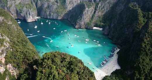 Iconic Thai beach re-opens to tourists