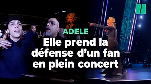 22K views · 255 reactions | Adele s’est arrêtée en pleine chanson pour défendre un fan face à un agent de sécurité un peu trop zélé | Le HuffPost | Facebook