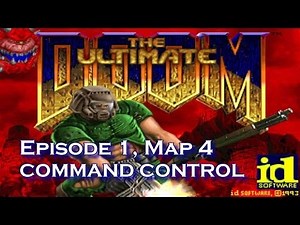 Ultimate Doom 100% walkthrough - E1M4: Command Control