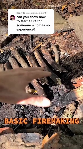15K views · 255 reactions | One way to make a basic fire #survival #bushcraft #camping #fire | Survival Life | Facebook