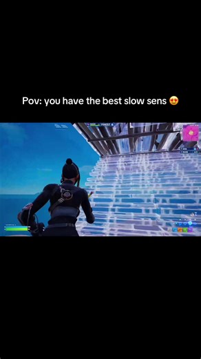 Best slow sens 🥱 #fortnite #sens #console #controller #settings