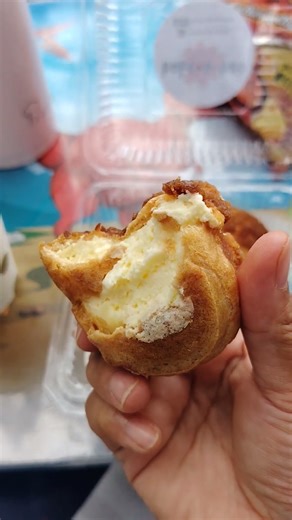 Cloud cream puff by bake a boo! #shortvideo