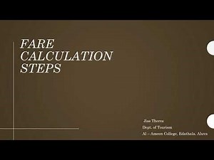 Fare Calculation Step