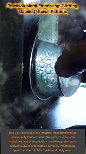 Precision Metal Embossing: Crafting Detailed Utensil Patterns