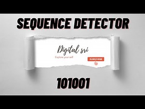 Sequence detector 101001 overlapping mealy FSM Sequence detector