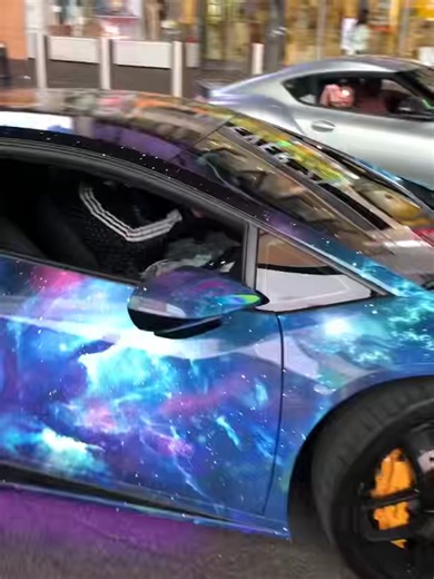 Lamborghini Wrap: Transform Your Car into a Galaxy!