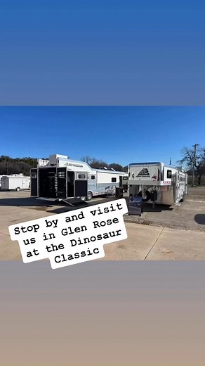 🛑Stop by and visit us at the Dinosaur 🦕 Classic in Glen Rose! 🎉 | Diamond R Trailers LLC