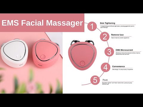 EMS Facial Massager. Microcurrent Face Lift Machine Roller Skin