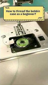 How to thread your bobbin case #sewing #sewinghacks #sewingtutorial #sewingtips
