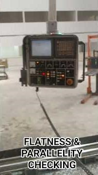 FLATNESS PARALLELITY CHECKING of vmc machine