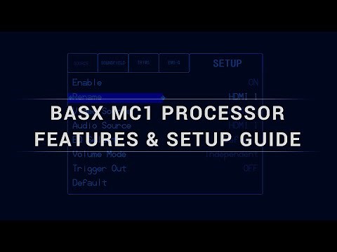 BasX MC1 Processor Setup & Features
