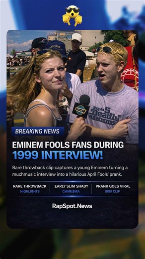 Eminem’s 1999 Interview Moment Is Going Viral Again #shorts