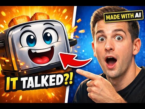 My AI Toaster Talked Back! 😳🔥 | Full Tutorial: How I Made This Cartoon