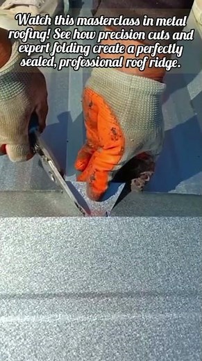 How to Install Metal Roof Ridge Caps Fast