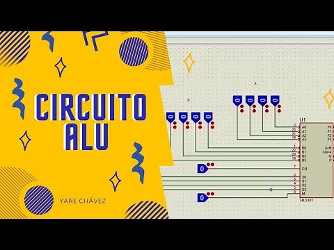 COMO HACER UN CIRCUITO ALU EN PROTEUS Y COMO FUNCIONA