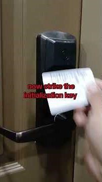 Battery replacement Dormakaba lock at a hotel