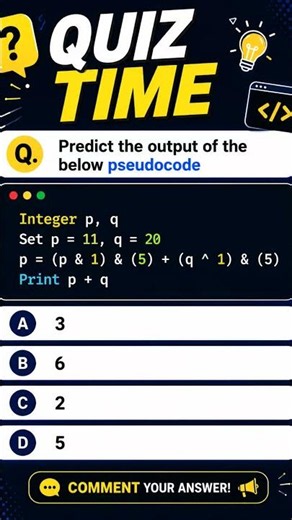 Can You Solve This Java Bitwise Question? 🤯 | Java Quiz #4 #shorts