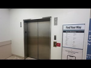 EPIC MOTOR: Awesome Schindler 300A MT Dry-Powered Hydraulic Elevator @ Macy’s - Willow Grove, PA