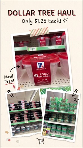 Meal Prep on a Budget! Dollar Tree Containers $1.25