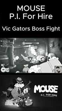 MOUSE P.I. For Hire Vic Gators Boss Fight | PS5 60FPS