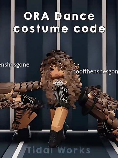 Jazz Costume Code - Dance With Me // ORA Roblox #roblox #dancemoms #robloxora #robloxaldc #aldc