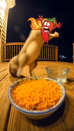 12K views · 20 reactions | Squirrel can't handle the spice - AI visual | Crafty School | Facebook