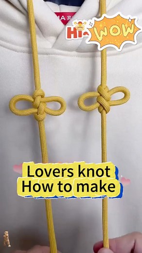 The Lover’s Knot symbolizes two hearts tied together in love and harmony ❤️✨ Let’s decorate your hoodie strings with this sweet and meaningful knot! It’s simple, cute, and full of love 💕 #LoversKnot #DIYKnot #HoodieDecor #HandmadeCharm #knotart #paracord #chineseknot #goodluckcharm #handmadecharm #diyart | Fengshui Knot