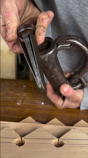 Here is the 1 9th century hand made padlock i showed you guys.