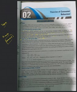 CHAPIER Theories of Consumer Behaviour Wrielitari 1 0 2 ITIP GF... | Filo